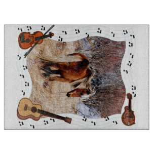 Pony-Musik-Schneidebrett Schneidebrett