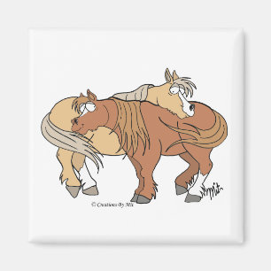 Pony Pals Magnet - Blanc