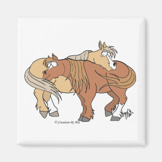 Pony Pals Magnet - Blanc