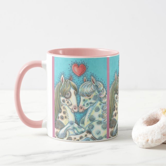 Pony Passion CUMBO HORSE MUG Pink Trier (Avec donut)