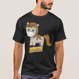 Pony Phantastisch Horse Niedlich Kawaii Toon T-Shirt