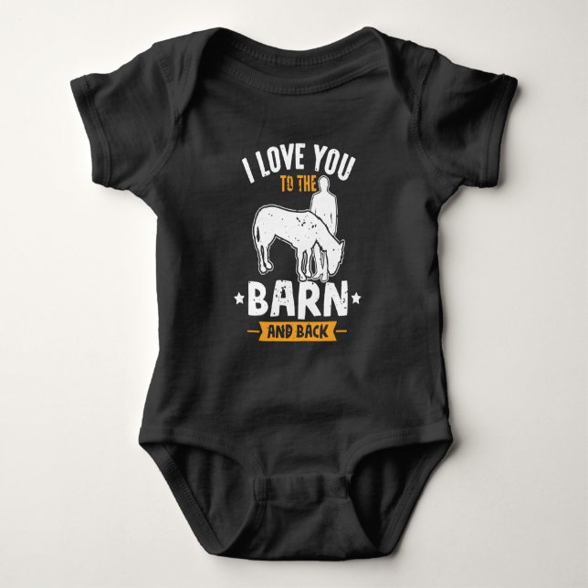 Pony Rider Geschenk für Reitfreunde Baby Strampler (Vorderseite)