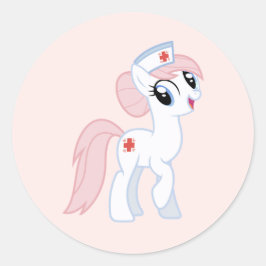 Pony Runder Aufkleber