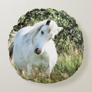 PONY RUNDES KISSEN
