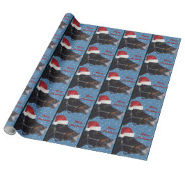 Pony Santa Christmas Gruß Geschenkpapier