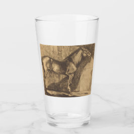 Pony-Sketch (von Paul-Albert Besnard) Glas