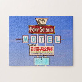 Pony Soldier Motel Sign, Route 66, Tucumcari, N.M.