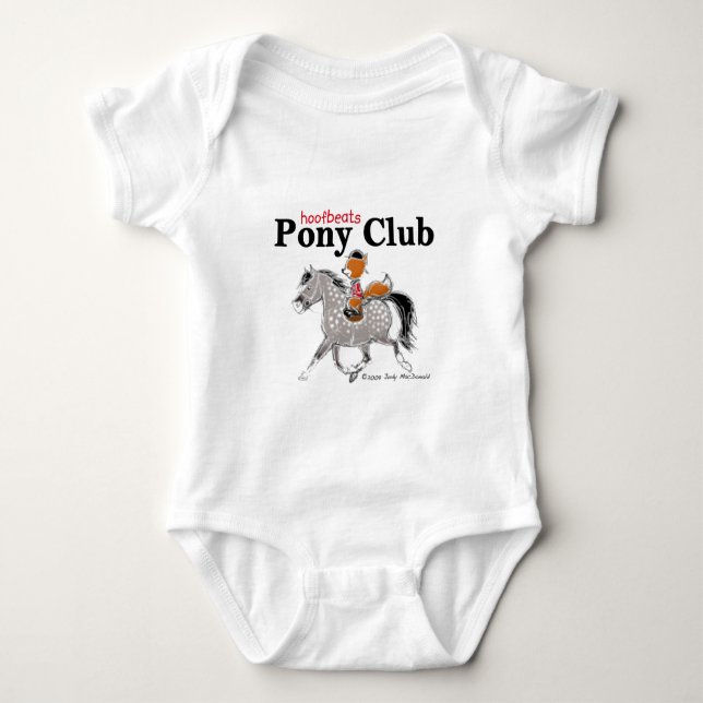 Pony-Verein T grey.jpg Baby Strampler (Vorderseite)