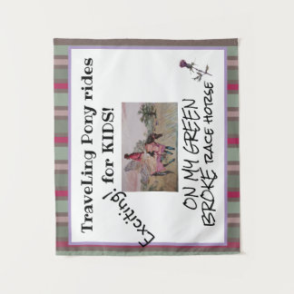 Ponyreiten für Kinder TAPESTRY Wandteppich