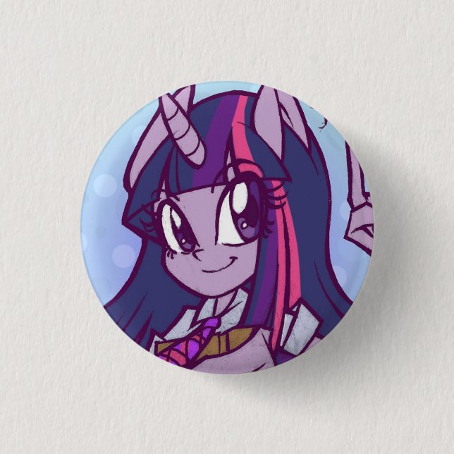 PonyScholar Button (Vorderseite)