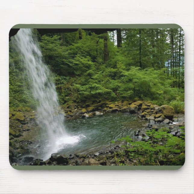 Ponytail Falls, Oregon Mousepad (Vorne)