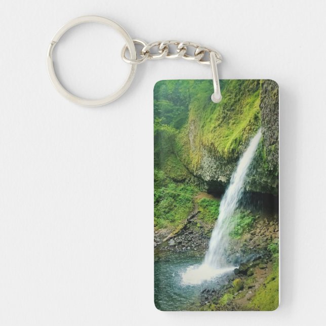 Ponytail Falls, Oregon Schlüsselanhänger (Vorderseite)