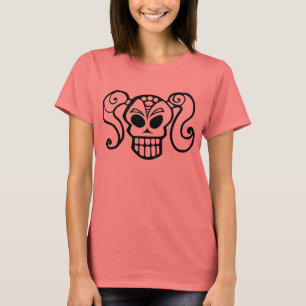 Ponytail Skull Girl T-Shirt
