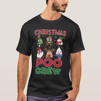 Poo Crew Kacke Emoticons T-Shirt