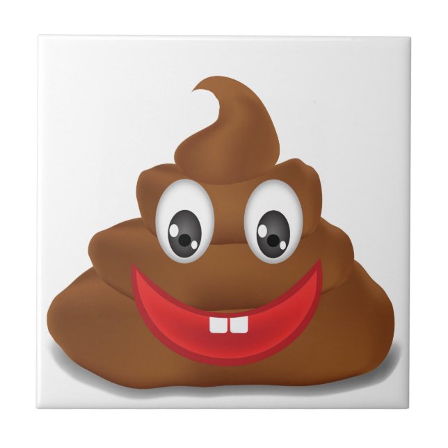poo emojis fliese (Vorderseite)