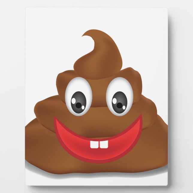 poo emojis fotoplatte (Vorderseite)