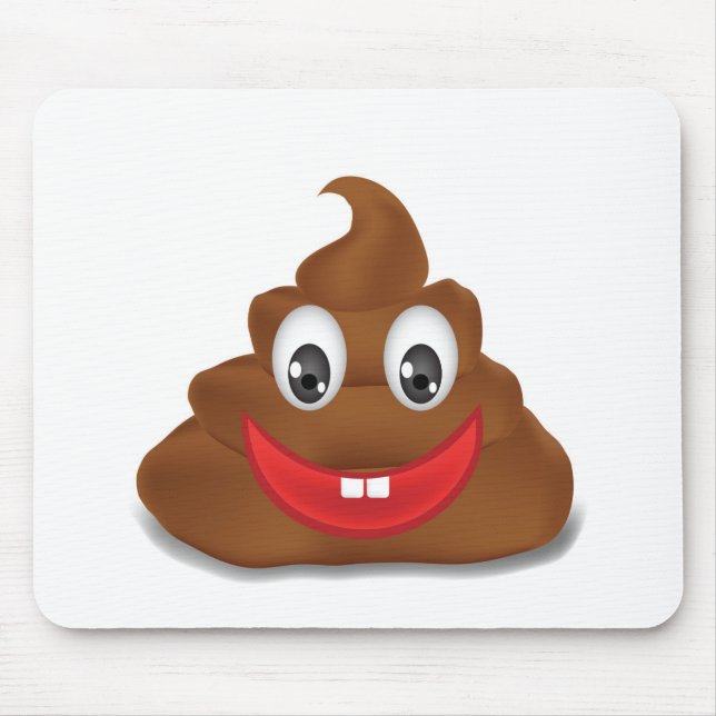 poo emojis mousepad (Vorne)