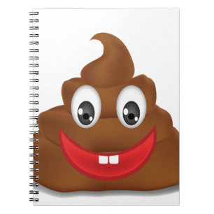 poo emojis notizblock