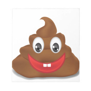 poo emojis notizblock
