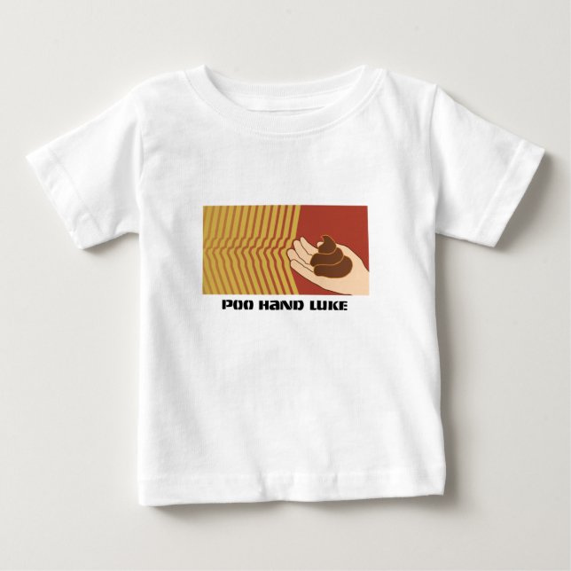 Poo Hand Luke (Baby) Baby T-shirt (Vorderseite)