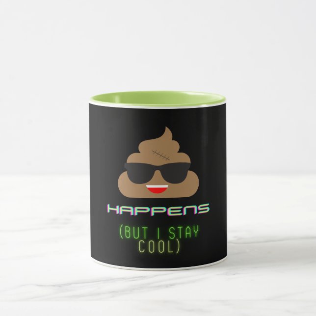 Poo Happens Tasse (Zentrum)