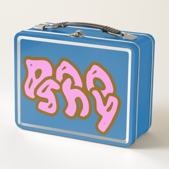 Poo shy Metal Lunchbox (Vorderseite)