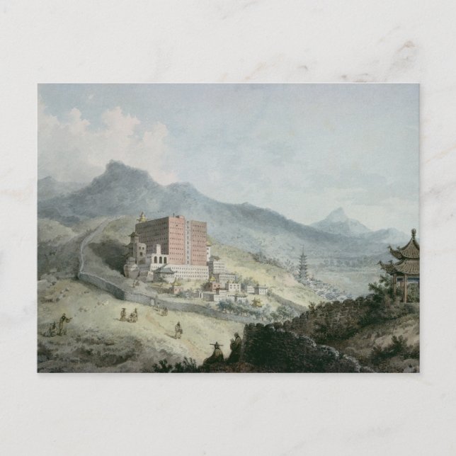 Poo Ta La, oder großer Tempel von Fo Postkarte (Vorderseite)