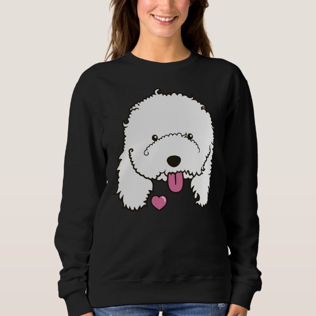 Poodle 2 sweatshirt (Vorderseite)