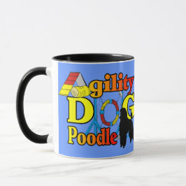 Poodle Agility Geschenke Tasse