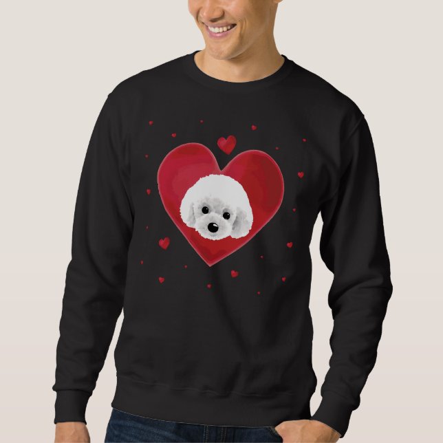 Poodle B Sweatshirt (Vorderseite)