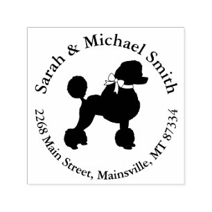 Poodle Baby Shoppy Puppy Permastempel