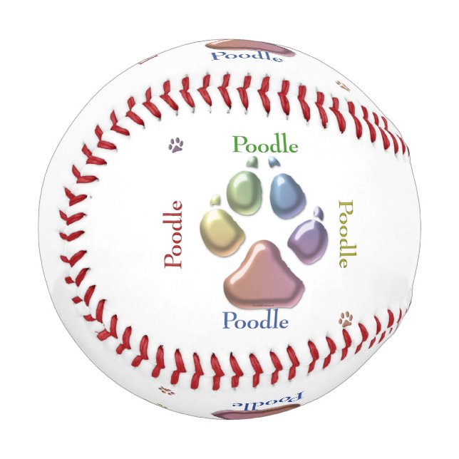 Poodle Baseball (Vorderseite Links)
