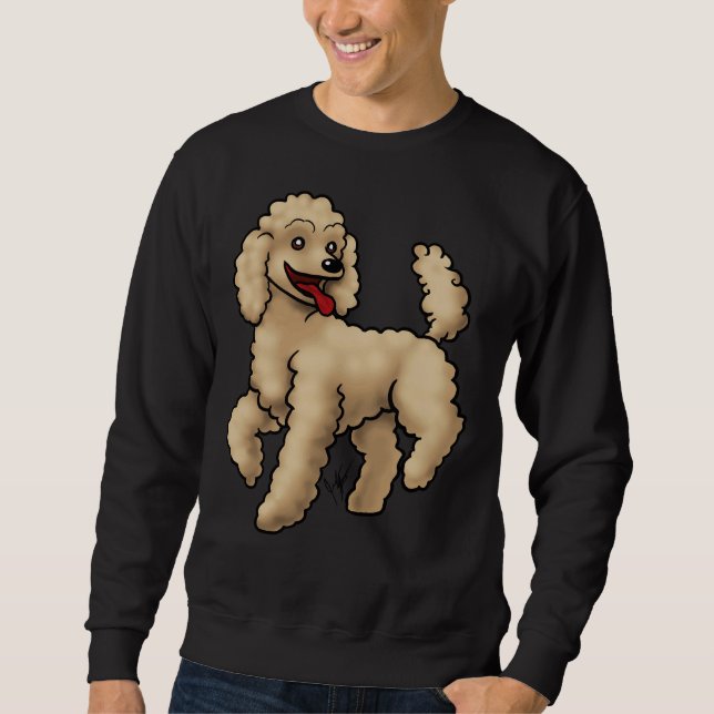 Poodle Brown Sweatshirt (Vorderseite)