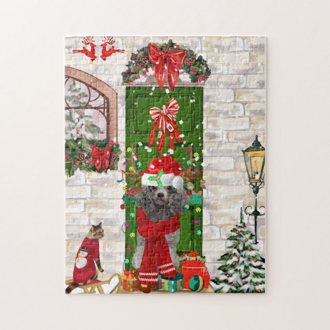 Poodle Christmas (Vertikal)