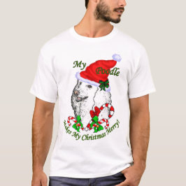Poodle Christmas Geschenke T-Shirt