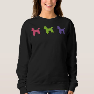 Poodle Colors Angepasst Sweatshirt
