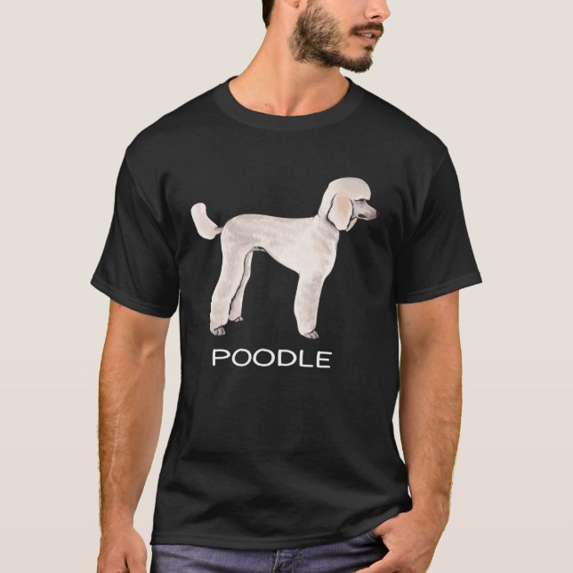 Poodle Crazy Dog T-Shirt (Vorderseite)