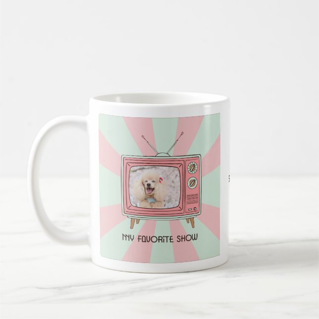 Poodle custom photo mug personalized dog mom  kaffeetasse (Links)