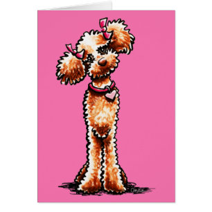 Poodle d'abricot de fille Hors-laisse Art™