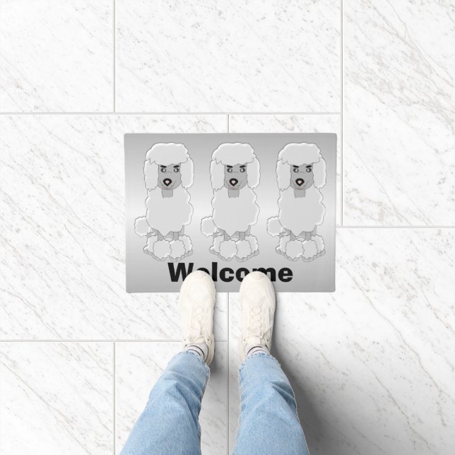 Poodle Dog Design Fußmatte (Indoor)