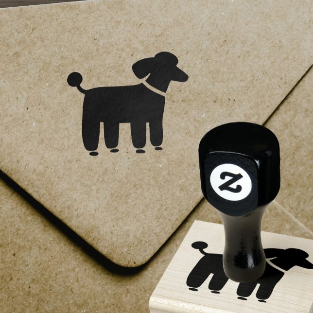 Poodle Dog Graphic | Niedliche Kanine Gummistempel (Von Creator hochgeladen)