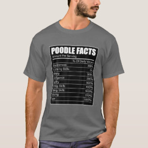Poodle Dog Lover Poodle Fakten Poodle T-Shirt