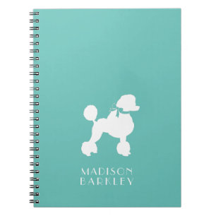 Poodle Dog Puppy French Notizblock