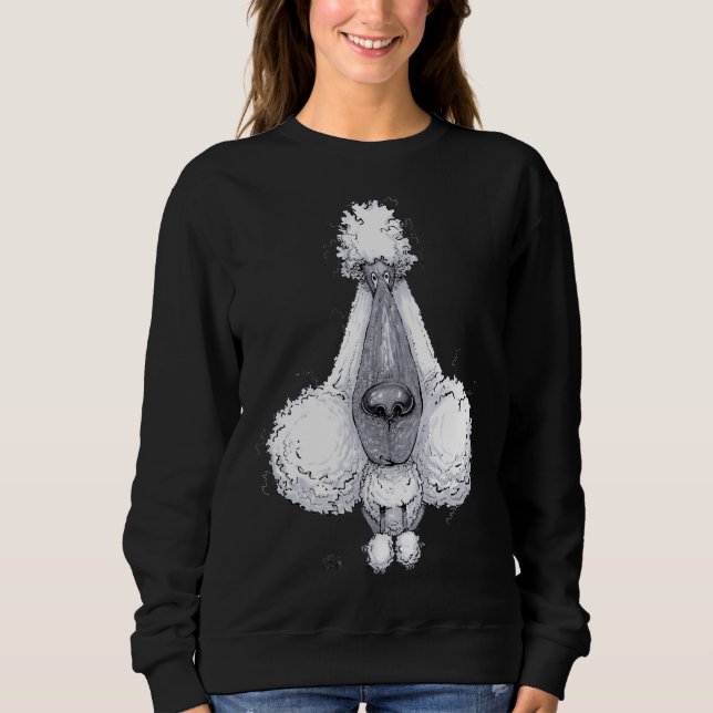 Poodle Dog Sweatshirt (Vorderseite)
