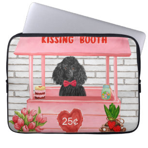 Poodle Dog Valentine's Day Kissing Booth Laptopschutzhülle