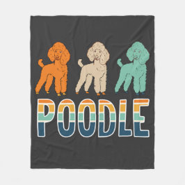 Poodle Fleecedecke