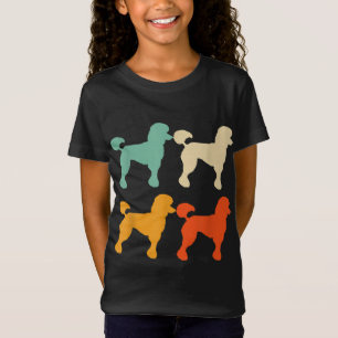 Poodle Geschenk für Hunde Lover Retro Poodle Vinta T-Shirt