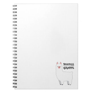 Poodle Giraffe-Notebook Notizblock