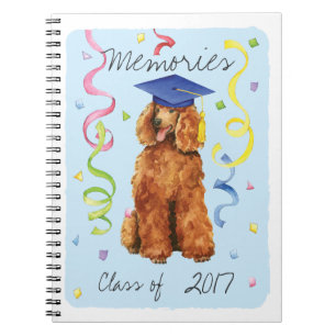 Poodle Graduate Notizblock