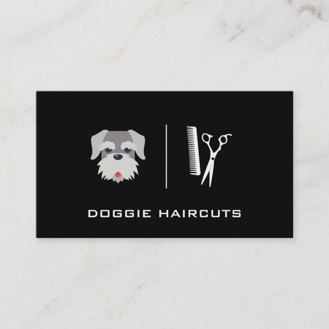 Poodle | Grooming Visitenkarte (Vorderseite)